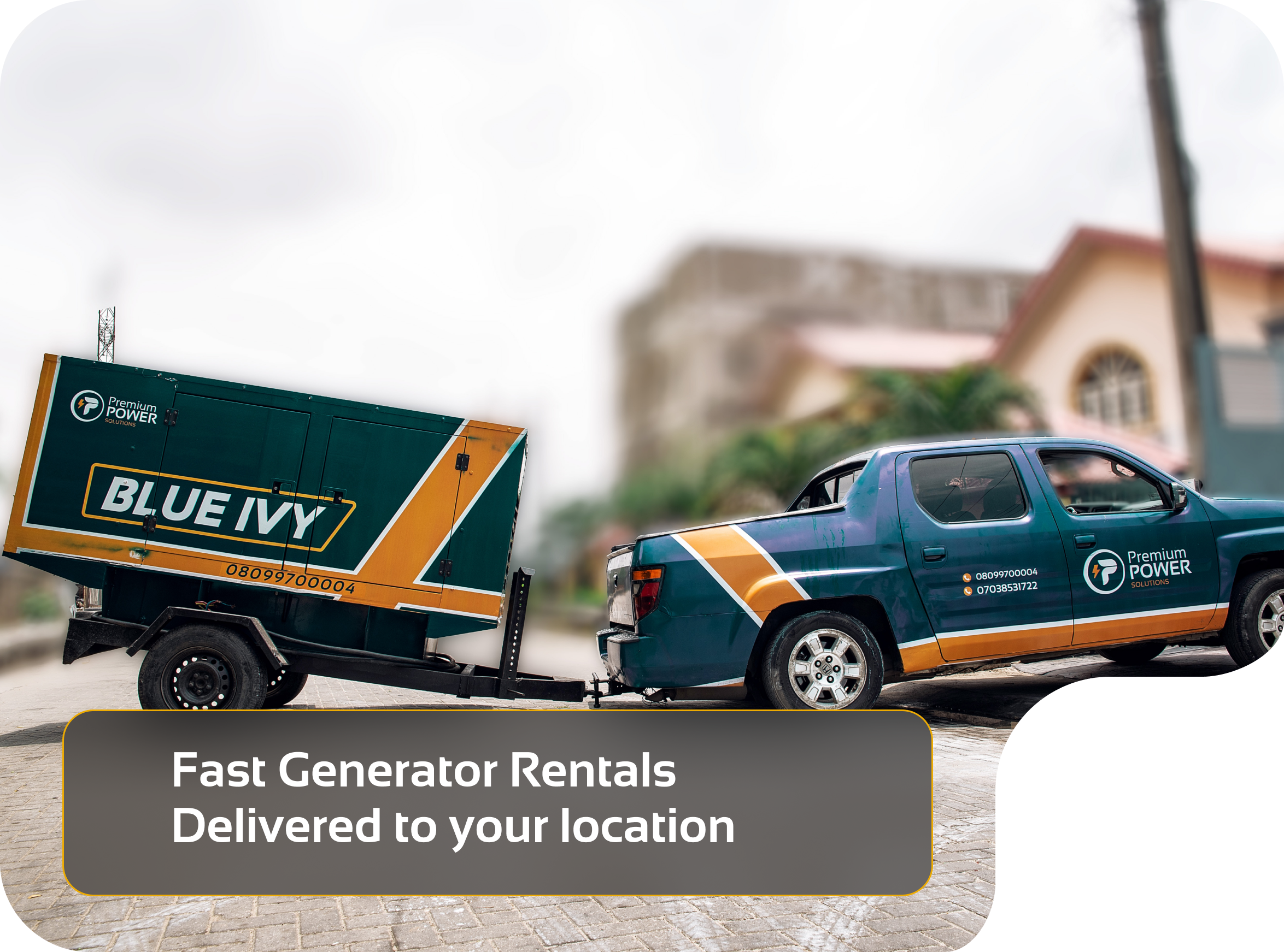Fast Generator Rentals Delivered to your location